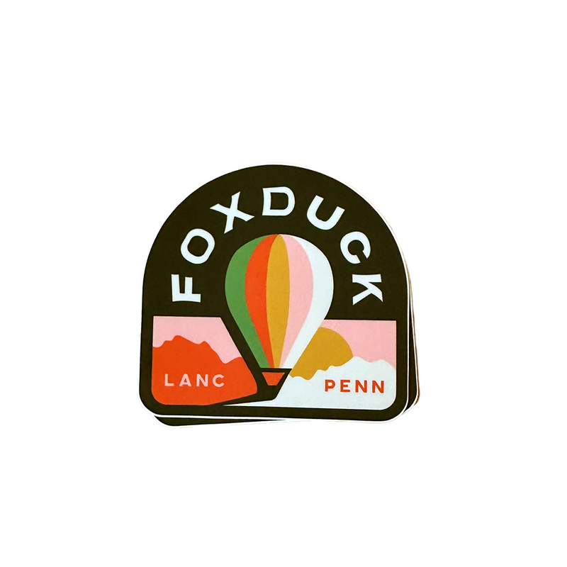 Foxduck Hot Air Balloon Sticker