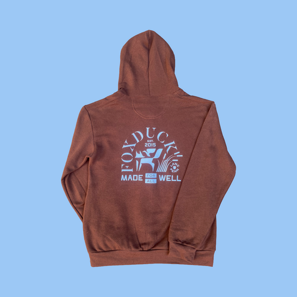 Foxduck Made Well  Zip-Up Hoodie