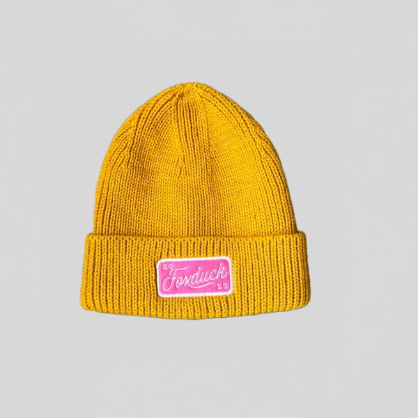 Foxduck  Beanie Yellow