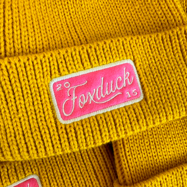 Foxduck  Beanie Yellow