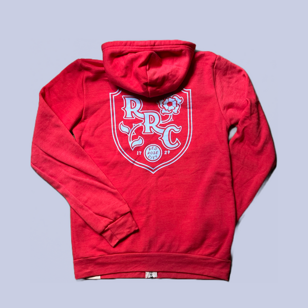 Red Rose City Zip up Hoodie