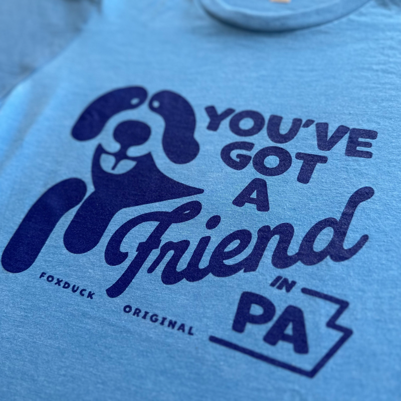 You've Got A Friend in Pennsylvania T-Shirt - Blue