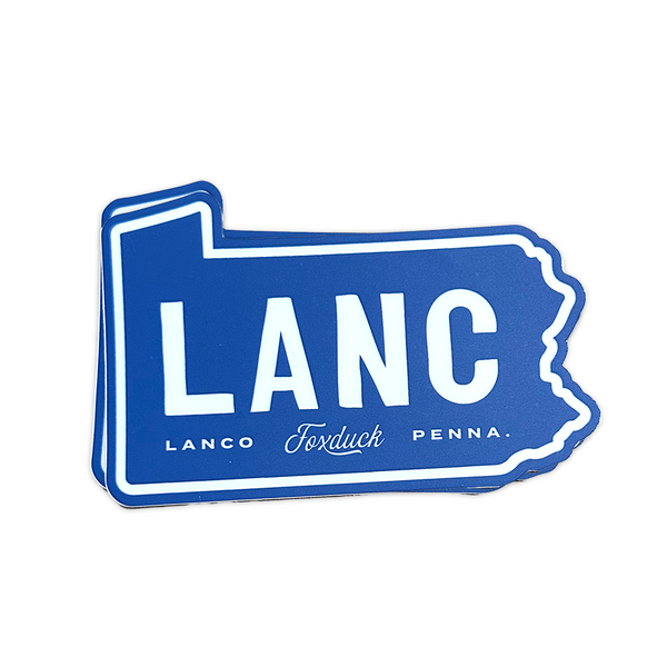 Lancaster PA State Sticker