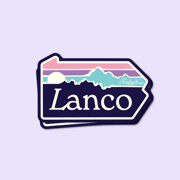 Lanco State Skyline Sticker