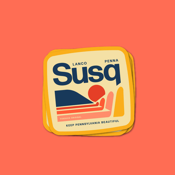 Retro Susquehanna Sticker