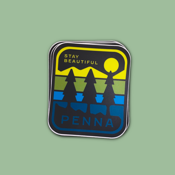 Stay Beautiful Penna Sticker